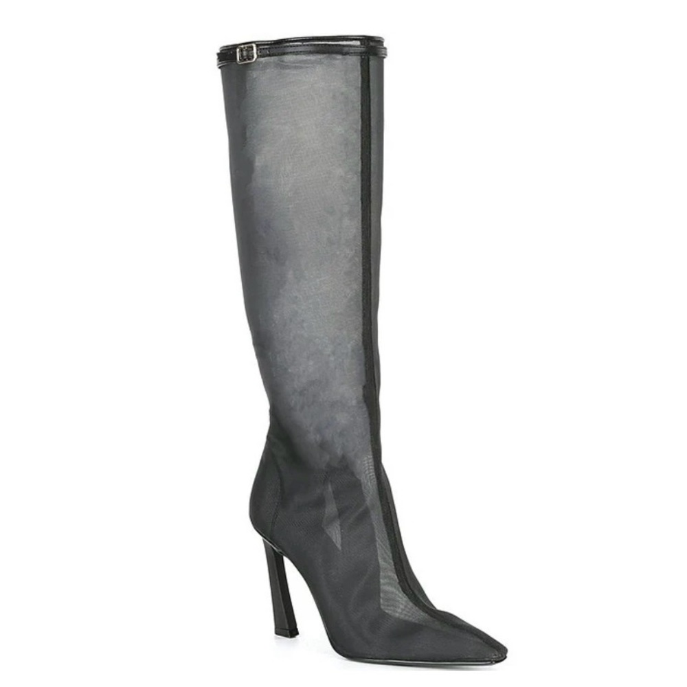 Gianni Bini Mesh Stiletto Tall Boots